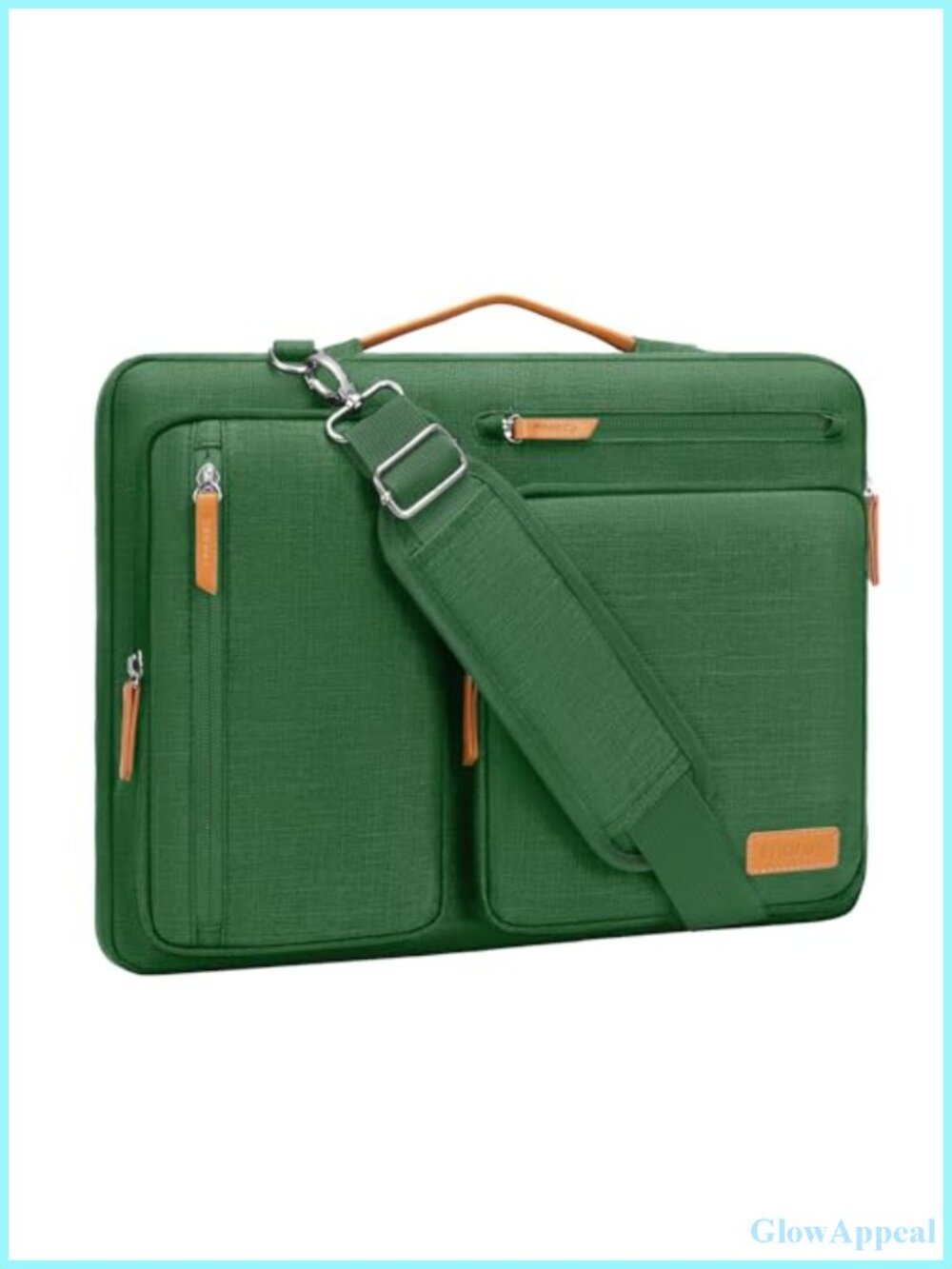15 Inch Laptop Shoulder Bag 360 Protective Messenger Sleeve with Handle